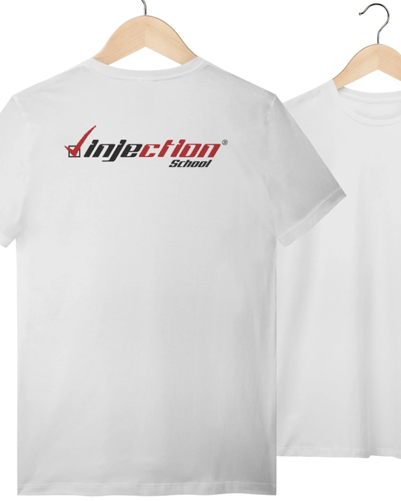 Camiseta InjectionSchool Branca — Branca